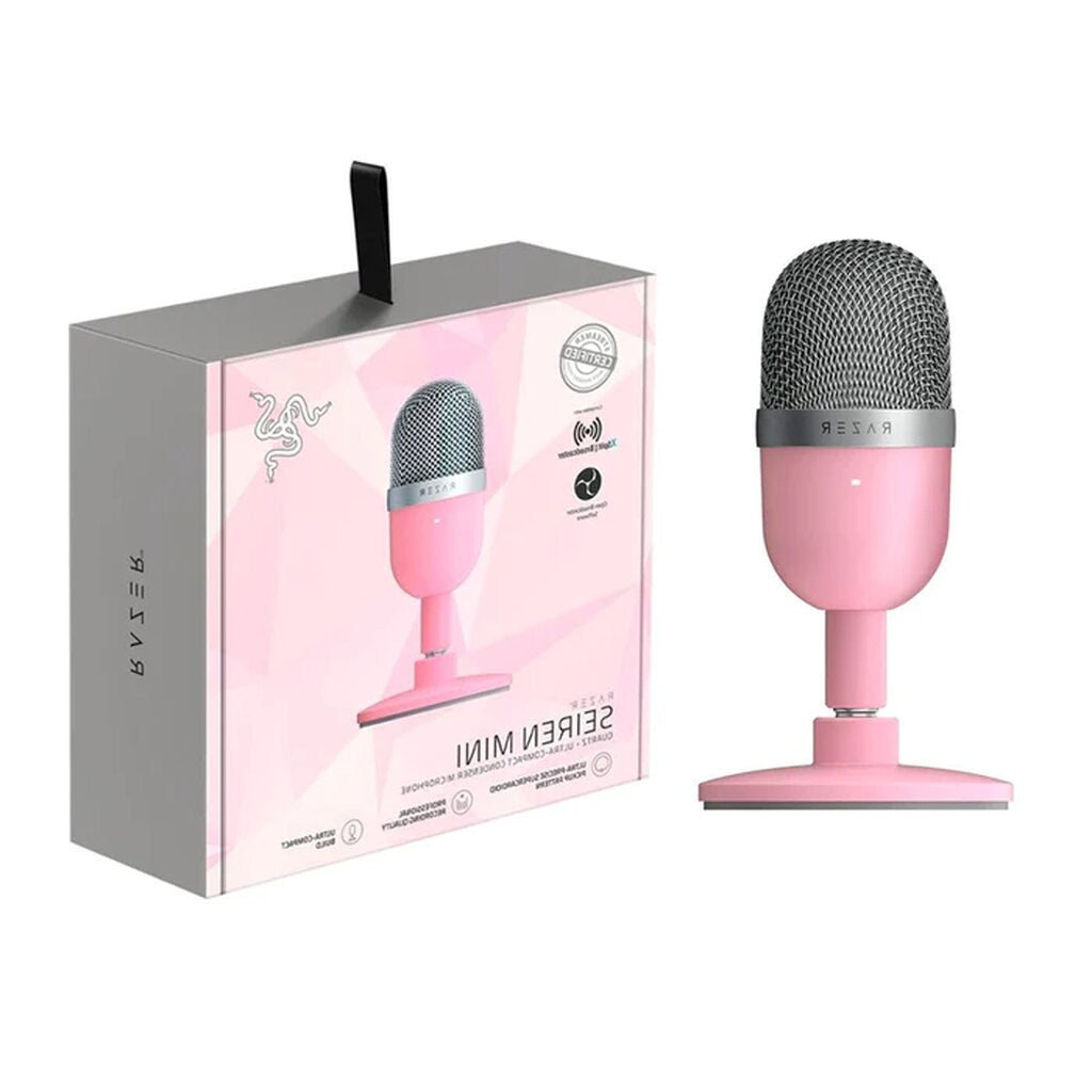 Razer Seiren Mini QUARTZ Ultra-compact Streaming Microphone