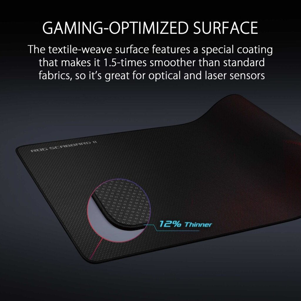 ASUS NC08 ROG SCABBARD II MEDIUM SIZE MOUSE PAD