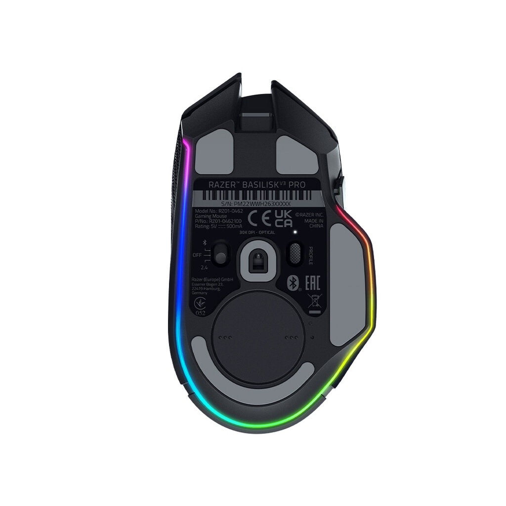 Razer Basilisk V3 Pro Black  Wireless Gaming Mouse เมาส์เกมมิ่งไร้สาย (รับประกัน2ปี)