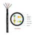 LINK US-9106OUT สายแลน LAN Cable CAT6 สีดำ ไม่มีสลิง ความยาว 305 เมตร ภายนอกอาคาร