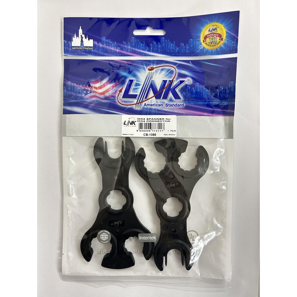 Link CB-1086 MC4 SPANNER for MC4 Connector (Pair) 2 Pcs. / Pair