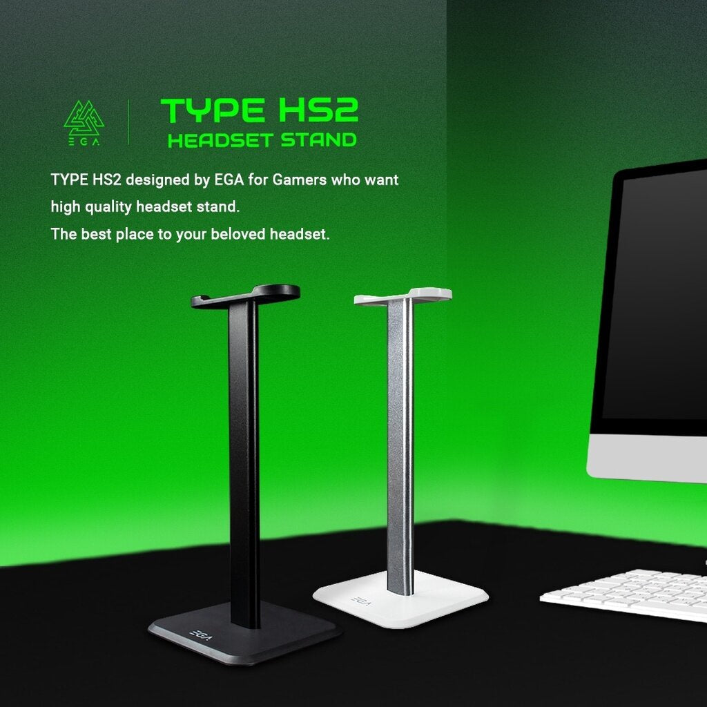 EGA TYPE HS2 WHITE HEADSET STAND