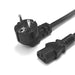 (705)  Power Cable EU 3 รูแบน ขนาด 1.5 เมตร สายไฟต่อคอมพิวเตอร์ ปริ้นเตอร์ หม้อหุงข้าว