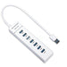USB HUB 3.0 High Speed 7 Port สีขาว 30cm ฮับขยาย USB แล็ปท็อป PC