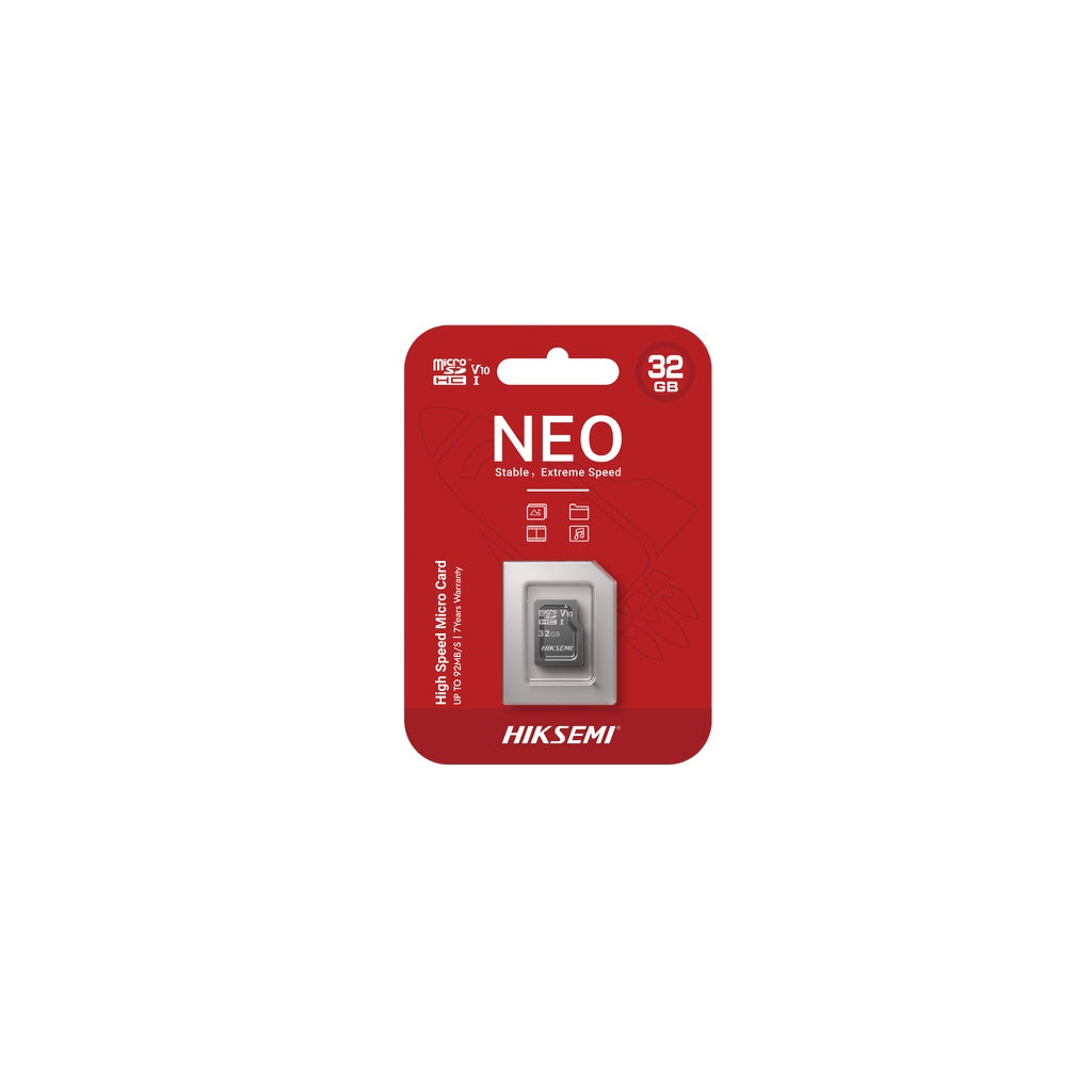 HIKSEMI NEO TF 32GB HIGH SPEED MICRO CARD CLASS 10 รับประกันศูนย์ 7ปี