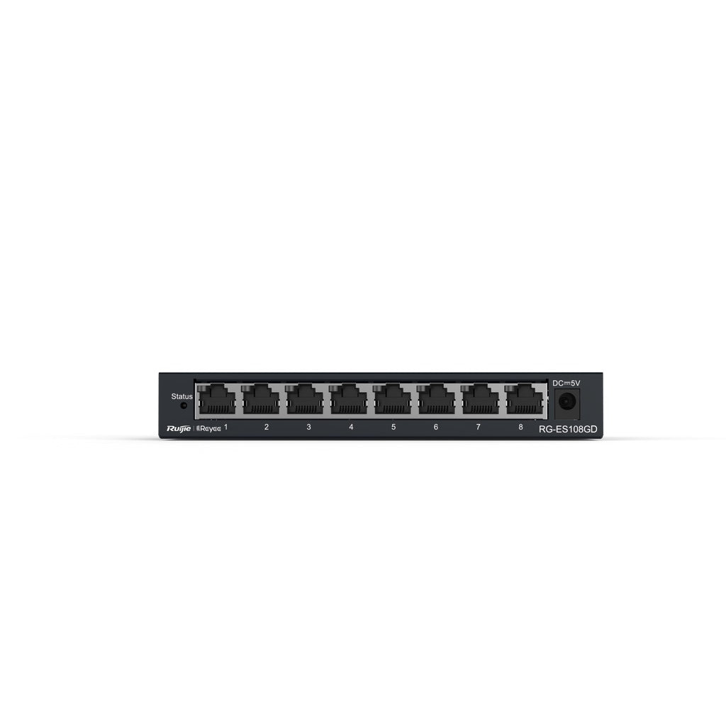 RUIJIE RG-ES108GD 8-PORT 10/100/1000MBPS UNMANAGED NON-POE SWITCH