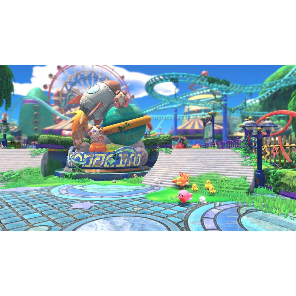 Kirby Forgotten Land Switch แผ่นเกม Nintendo Joy-Con
