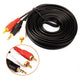 สาย AUX 3.5mm To RCA สาย AUDIO 1 ออก 3 Cable ความยาว 10 เมตร