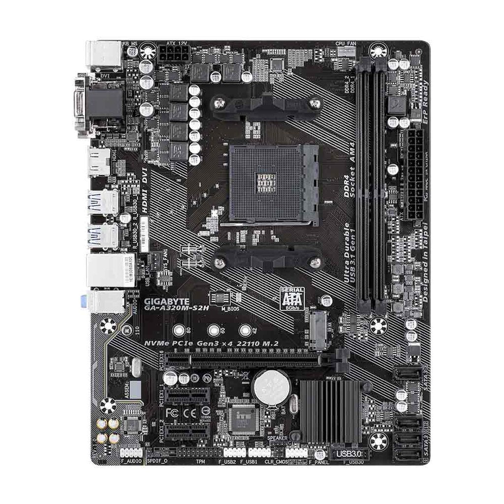 GIGABYTE A320M-S2H MAINBOARD (AM4)