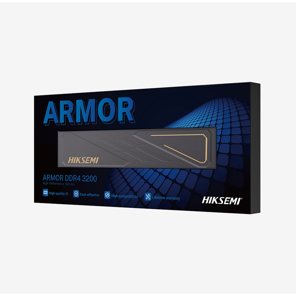 HIKSEMI RAM ARMOR SERIES UDIMM 8GB (PURPLE) DDR4 3200MHz (HSC408U32Z2 8G)