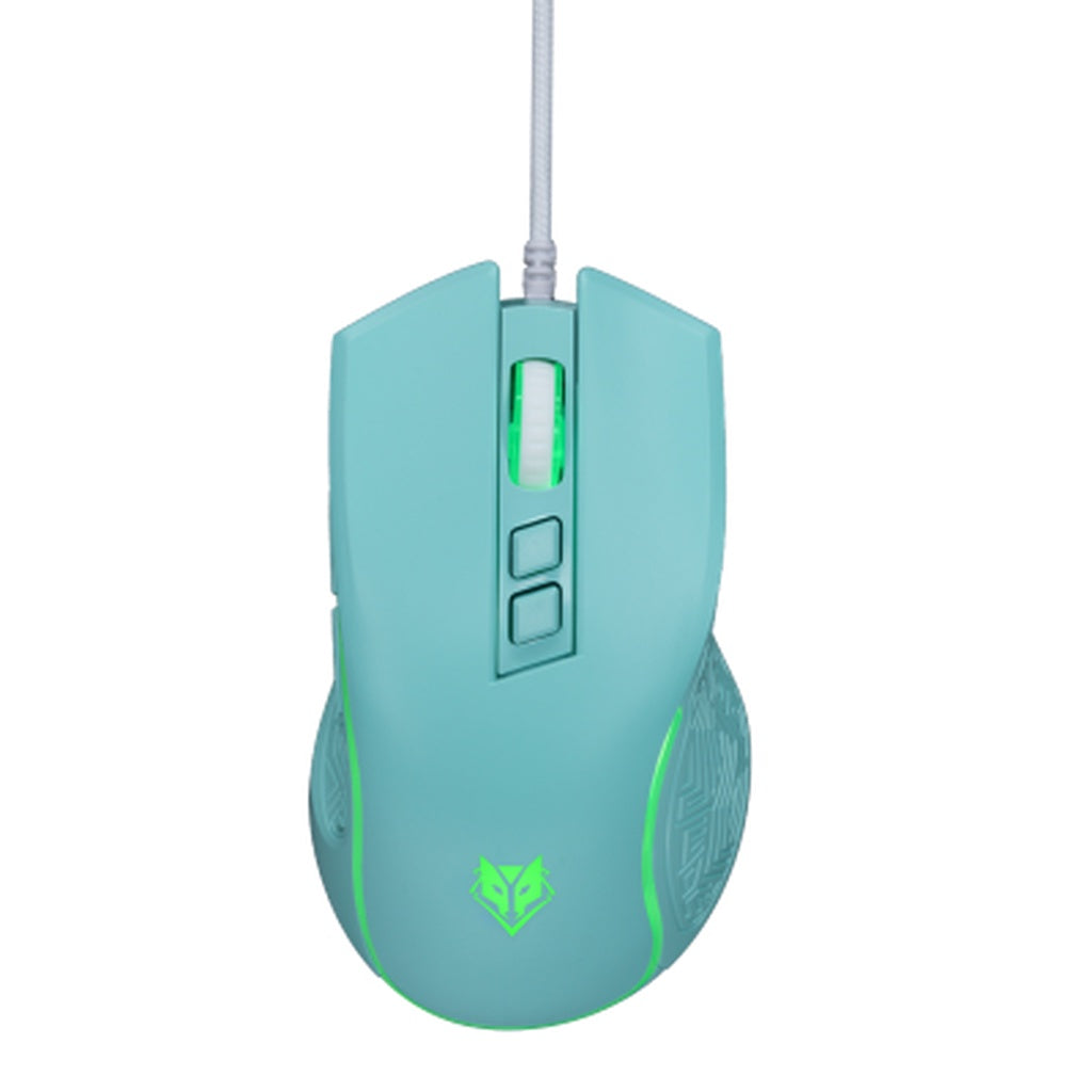 NUBWO เม้าส์ NM96 GAMING MOUSE (สีเขียว)