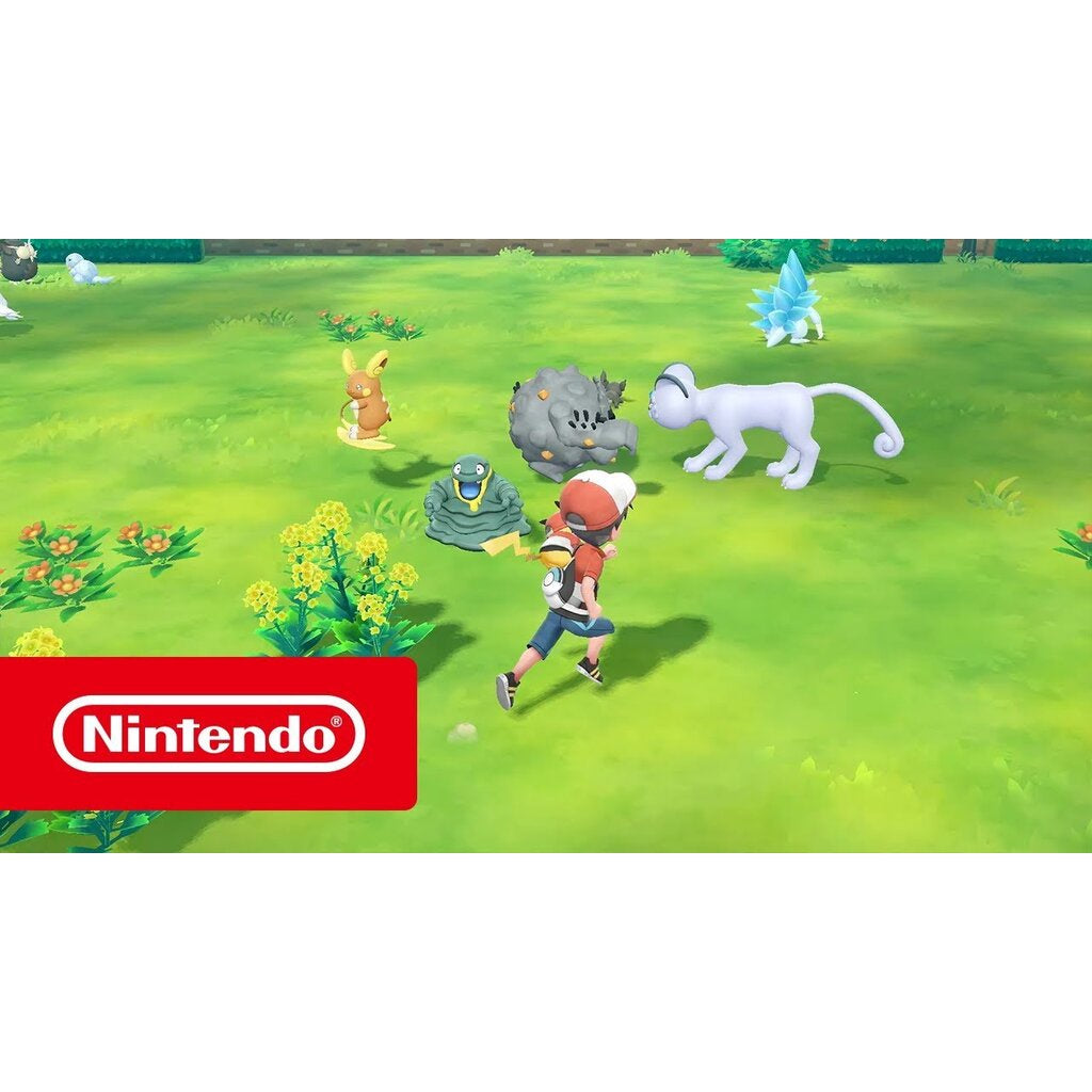 Pokemon Let's Go Eevee Switch แผ่นเกม Nintendo Joy-Con