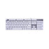 OKER K428 WHITE KEYBOARD GAMING MECHANICAL BACKLIT BLUESWITCH รับประกันศูนย์ไทย 1ปี