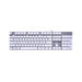 OKER K428 WHITE KEYBOARD GAMING MECHANICAL BACKLIT BLUESWITCH รับประกันศูนย์ไทย 1ปี
