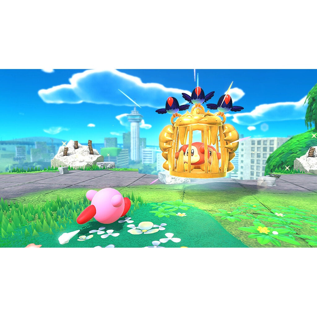Kirby Forgotten Land Switch แผ่นเกม Nintendo Joy-Con