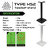 EGA TYPE HS2 BLACK HEADSET STAND