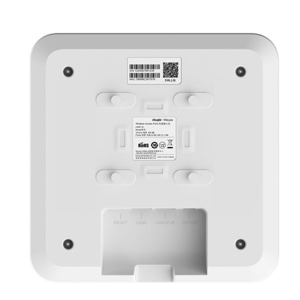 RG-RAP2200(F) RUIJIE Wi-Fi 5 1267Mbps Ceiling Access Point
