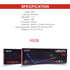 OKER K628 BLACK WARRIOR BACKLIT GAMING KEYBOARD