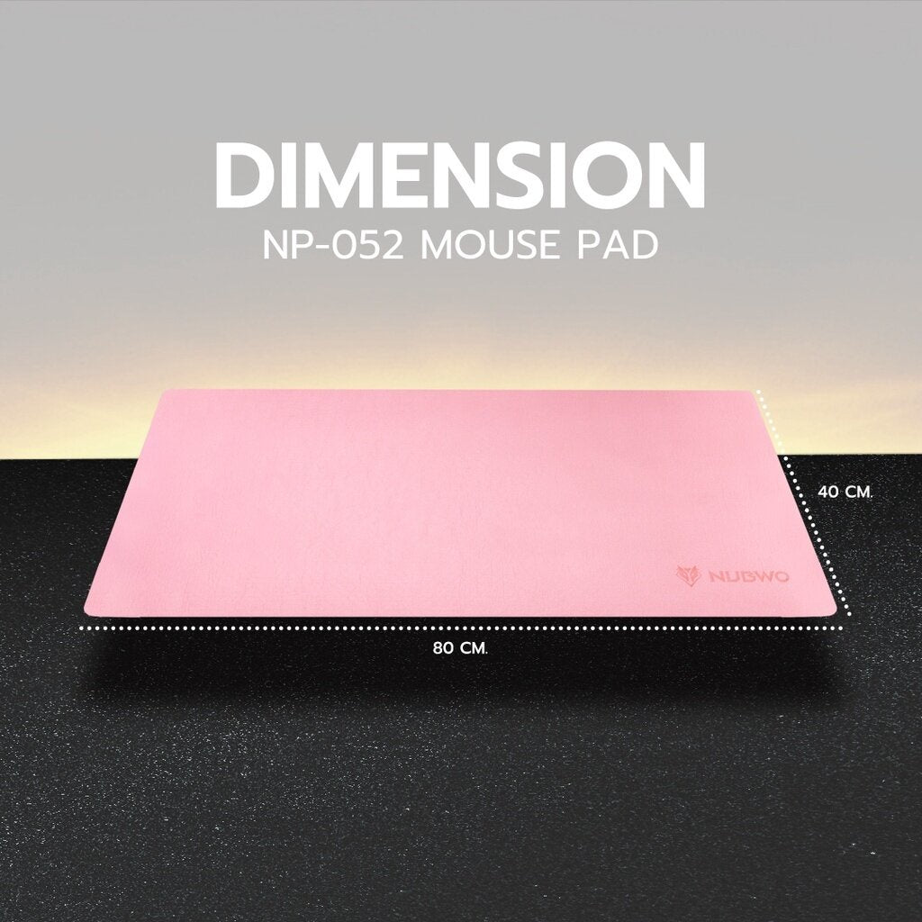 NUBWO NP052 BLACK MOUSE PAD แผ่นรองเมาส์แผ่นยาว