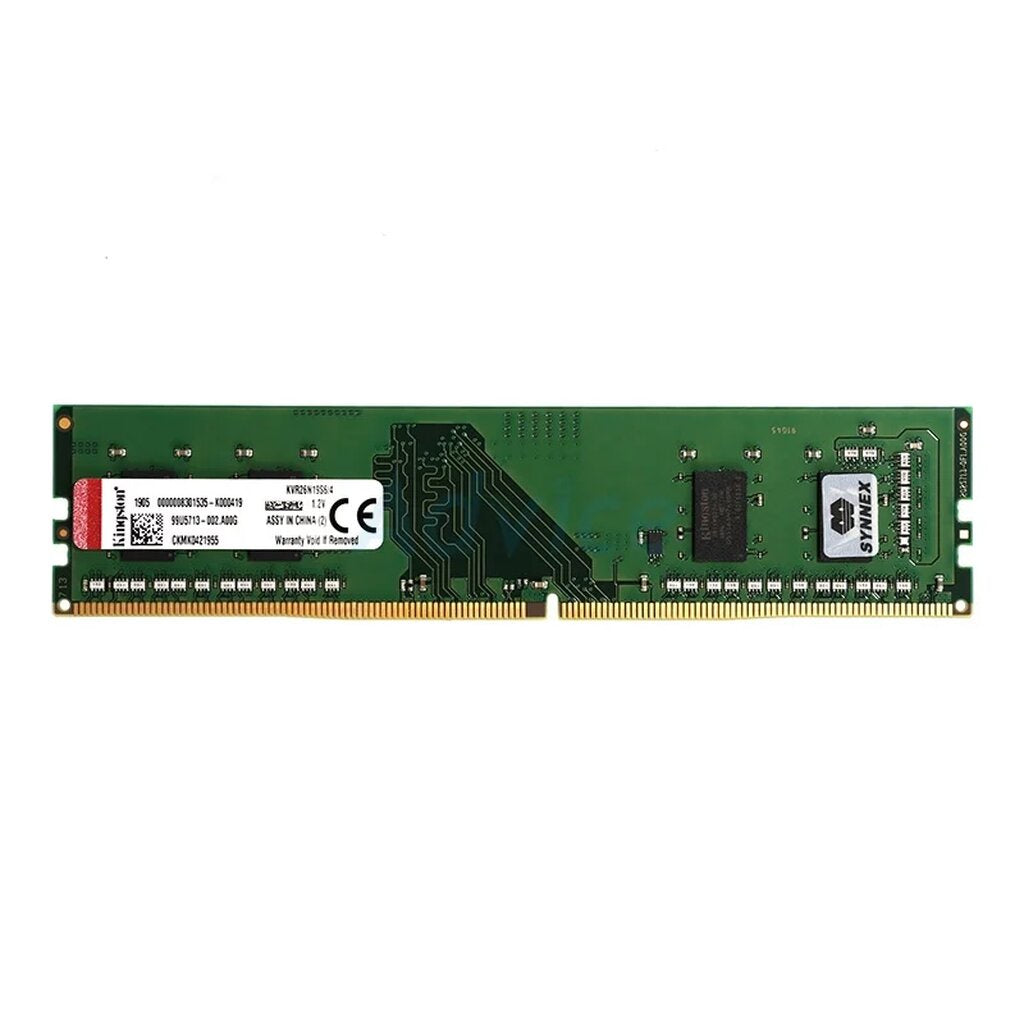 RAM (หน่วยความจำ) KINGSTON VALUE RAM 4GB (4GBx1) DDR4 2666MHz (KVR26N19S6/4)