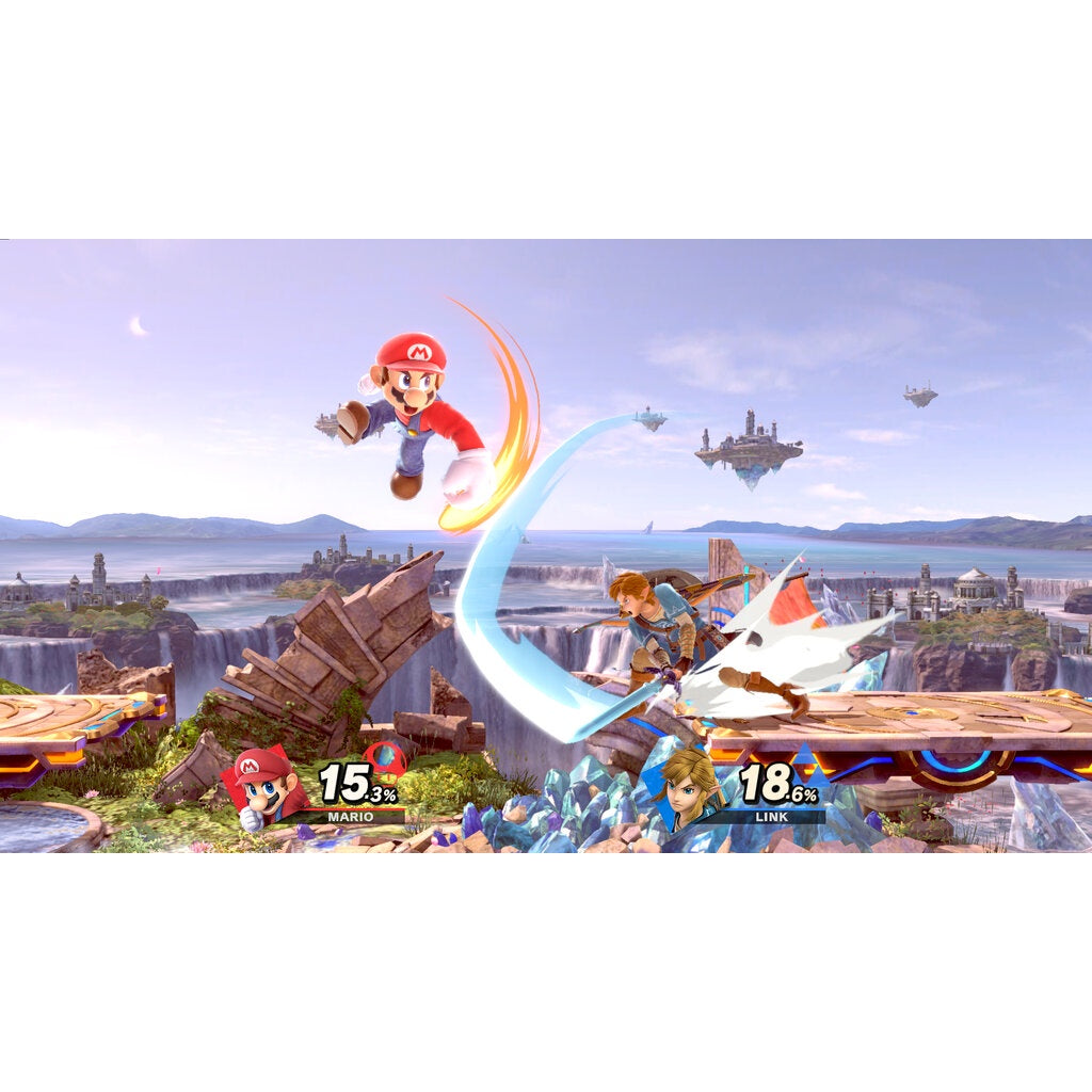 Super Smash Bros Ultimate Switch แผ่นเกม Nintendo Joy-Con