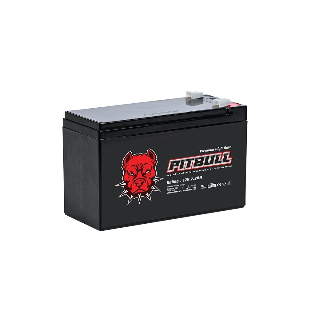 ZIRCON BATTERY PITBULL 12V 7.2AH  รับประกันสินค้า 1 ปี