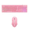 NUBWO NKM-623 PINK SAVITAR COMBO SET KEYBOARD+MOUSE