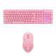 NUBWO NKM-623 PINK SAVITAR COMBO SET KEYBOARD+MOUSE