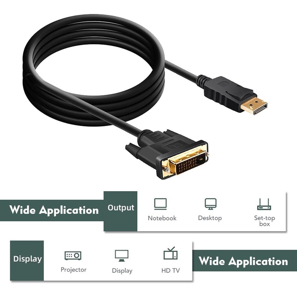 NAVA IT สายแปลง HDMI TO DVI ยาว 1.5 เมตร แบบสองทิศทาง DVI-D 24+1 รองรับ1080P