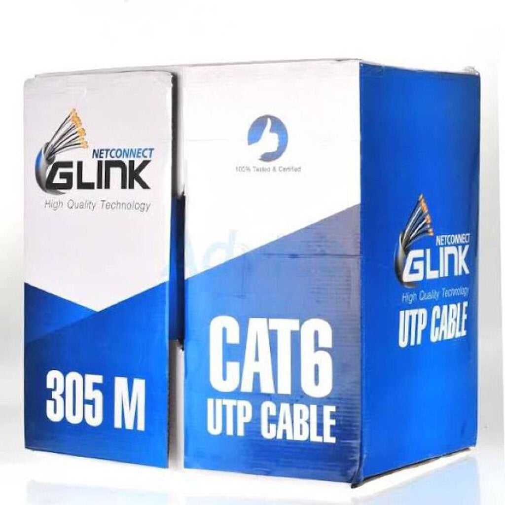 CAT6 UTP Cable (305m/Box) GLINK (GL6003)