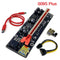 Riser Card 009S Plus สายไรเซอร์การ์ดจอ PCIE มีไฟ LED บอกสถานะ for Bitcoin
