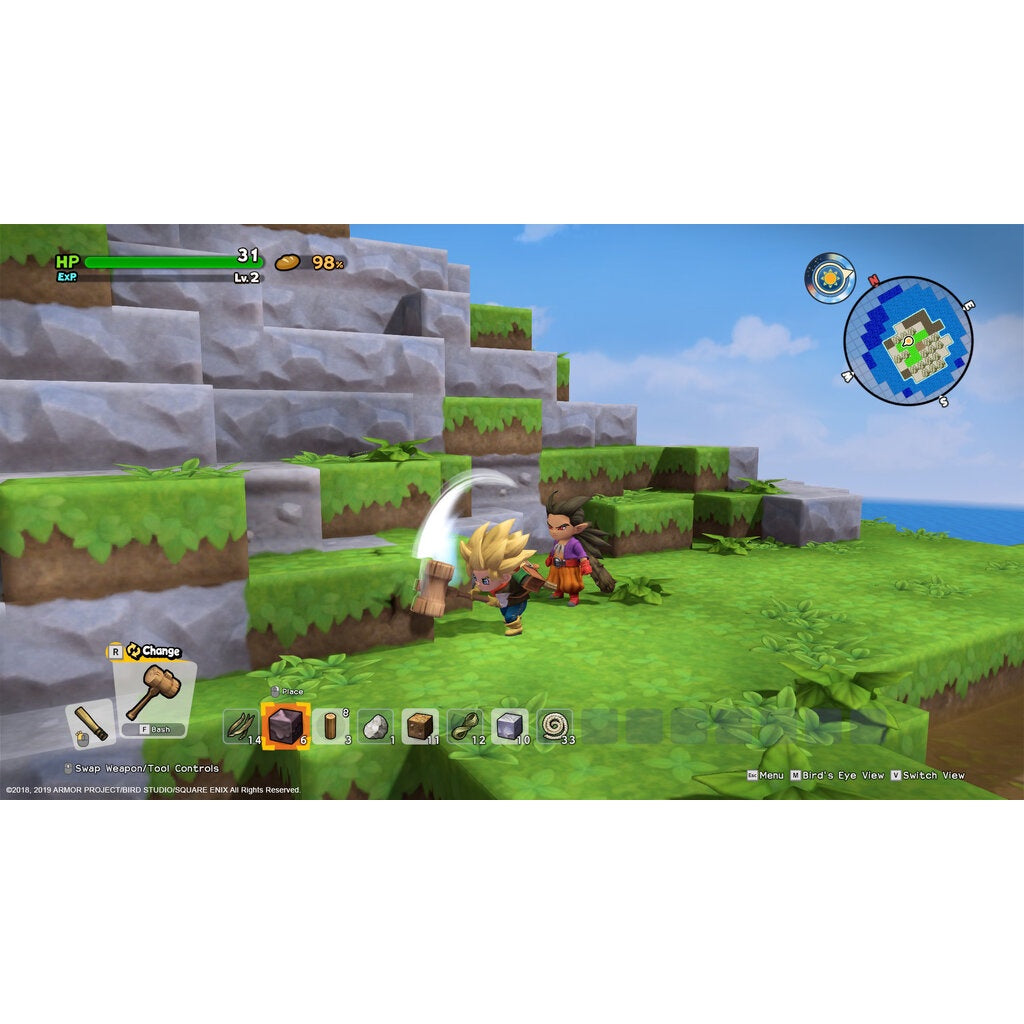 Dragon Quest Builders 2 Switch แผ่นเกม Nintendo Joy-Con