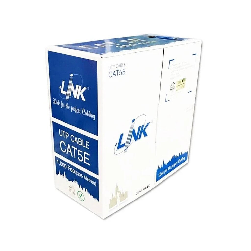 Link US-9015LSZH CAT 5E ENHANCED CABLE LSZH(350MHz) 305เมตร