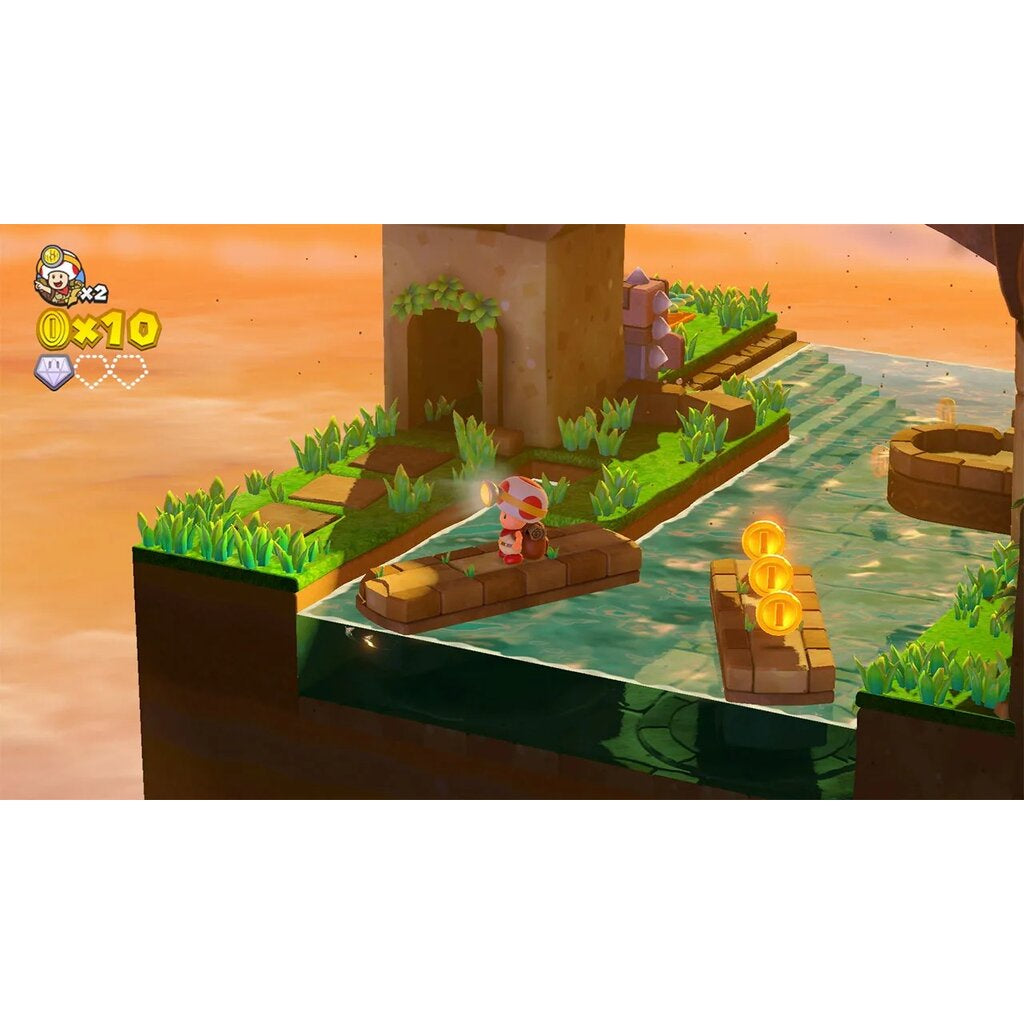 Captain Toad Tracker Switch แผ่นเกม Nintendo Joy-Con