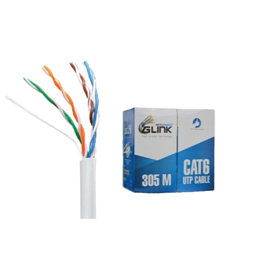 CAT6 UTP Cable (305m/Box) GLINK (GL6003)