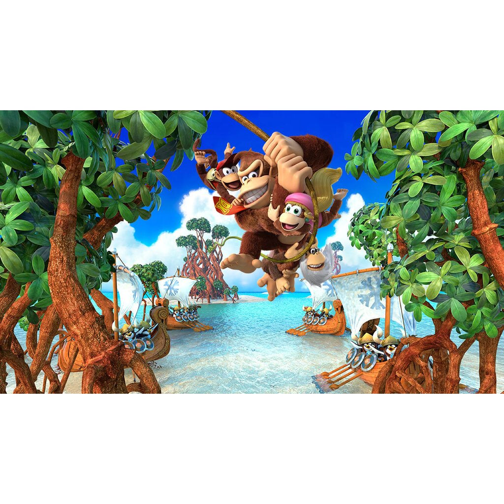 Donkey Kong Tropical Freeze Switch แผ่นเกม Nintendo Joy-Con