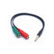 GLEX003 Cable Audio EX031 Microphone and Headphone Plugs To 3.5mm
