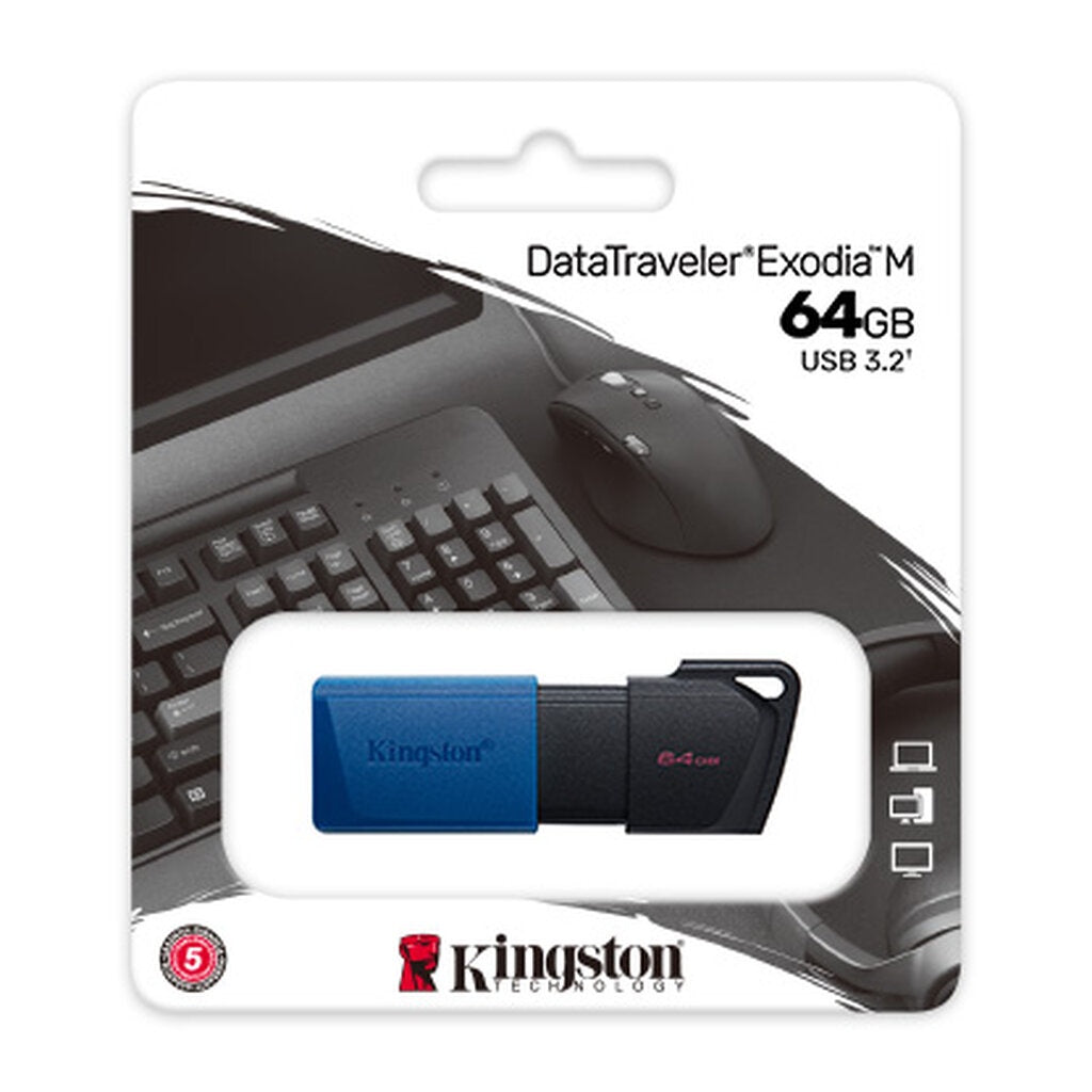KINGSTON DTXM 64GB FLASH DRIVE USB 3.2 DATATRAVELER EXODIA M