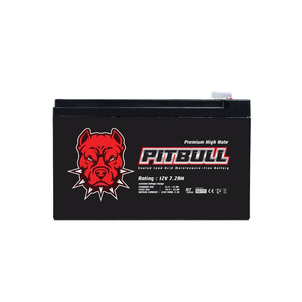 ZIRCON BATTERY PITBULL 12V 7.2AH  รับประกันสินค้า 1 ปี