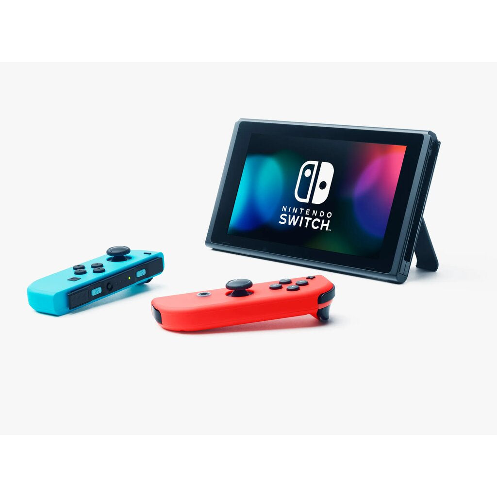 Nintendo Switch OLED Model With Neon Blue & Red Joy-Con