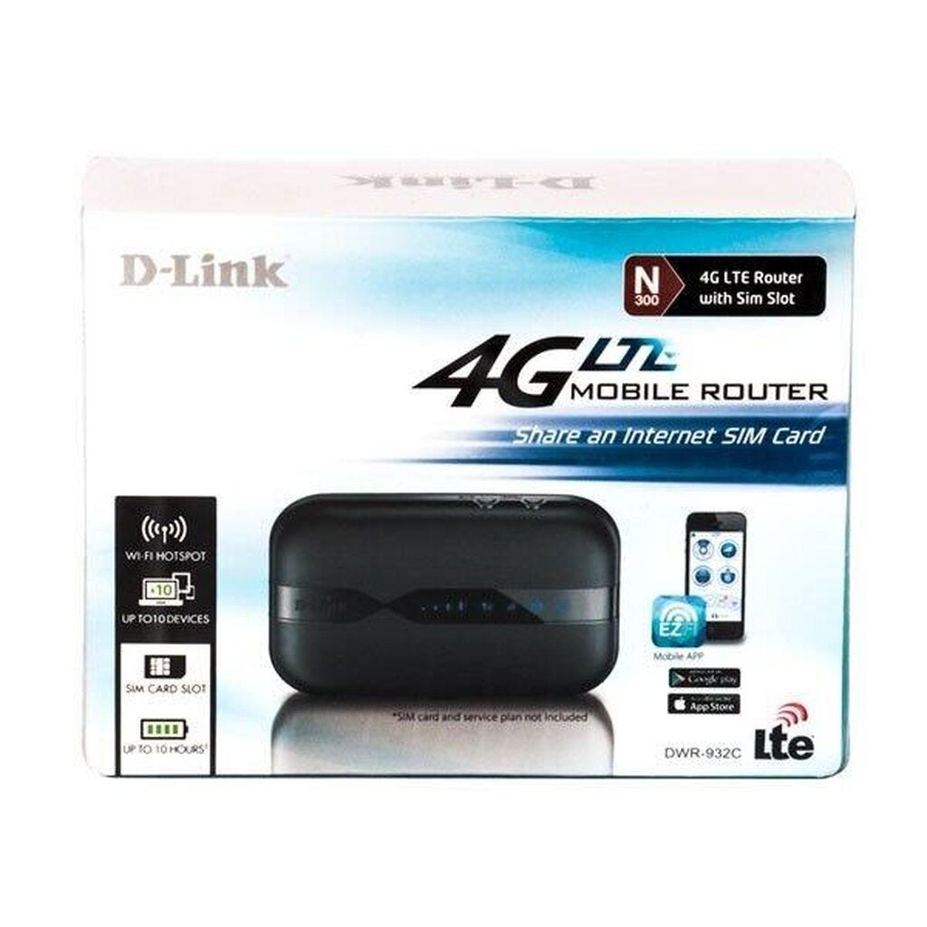 D-LINK DWR-932C 4G LTE MOBILE ROUTER 300MBPS WIFI แบบพกพา ใช้ 4G ได้ทุกค่าย รับประกัน 3 ปี