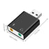 NAVA IT USB SOUND CARD สีดำ 7.1 USB TO 3.5 มม. ADAPTER สำหรับ PC แล็ปท็อป