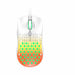 MOUSE AULA S11PRO WHITE/ORANGE