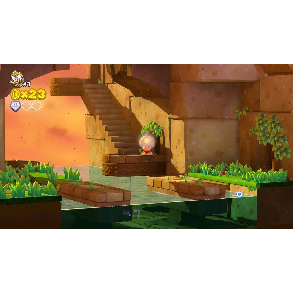Captain Toad Tracker Switch แผ่นเกม Nintendo Joy-Con