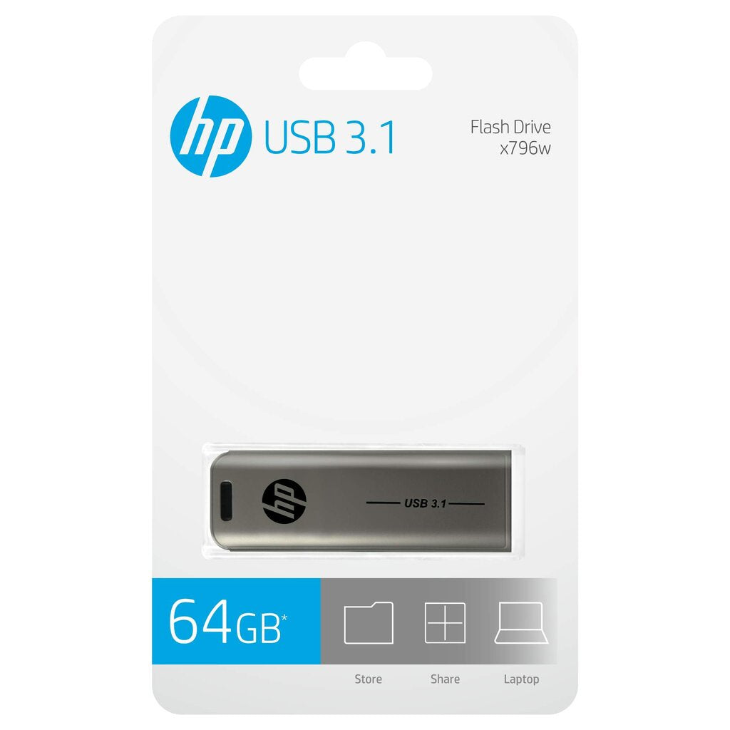 HP X796W HPFD796L 64GB USB 3.1 FLASH DRIVE รับประกัน 2ปี