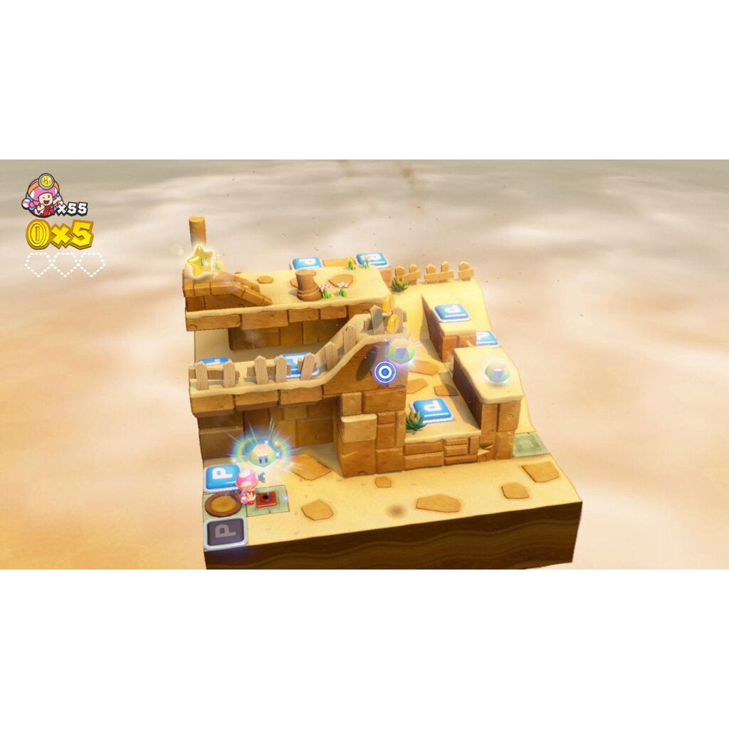 Captain Toad Tracker Switch แผ่นเกม Nintendo Joy-Con