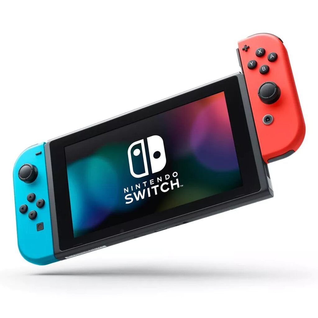 Nintendo Switch OLED Model With Neon Blue & Red Joy-Con