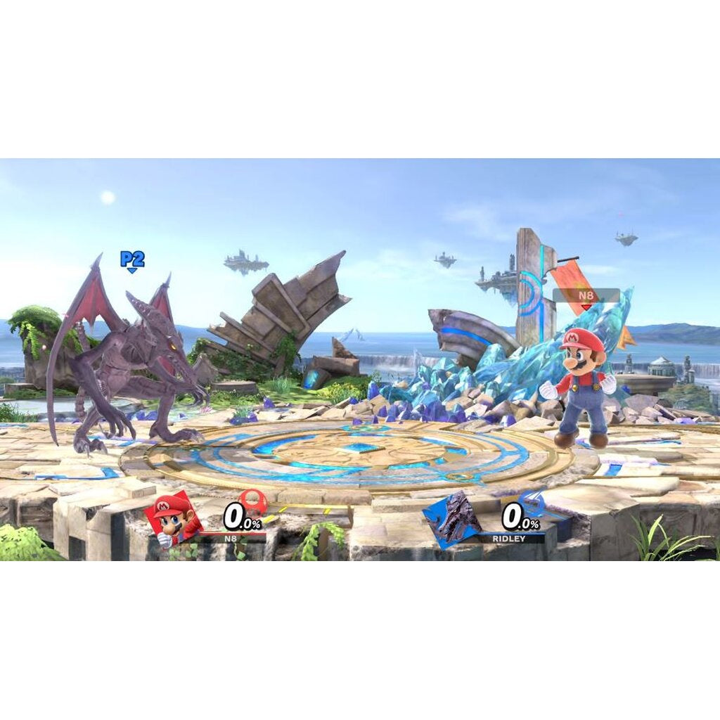 Super Smash Bros Ultimate Switch แผ่นเกม Nintendo Joy-Con