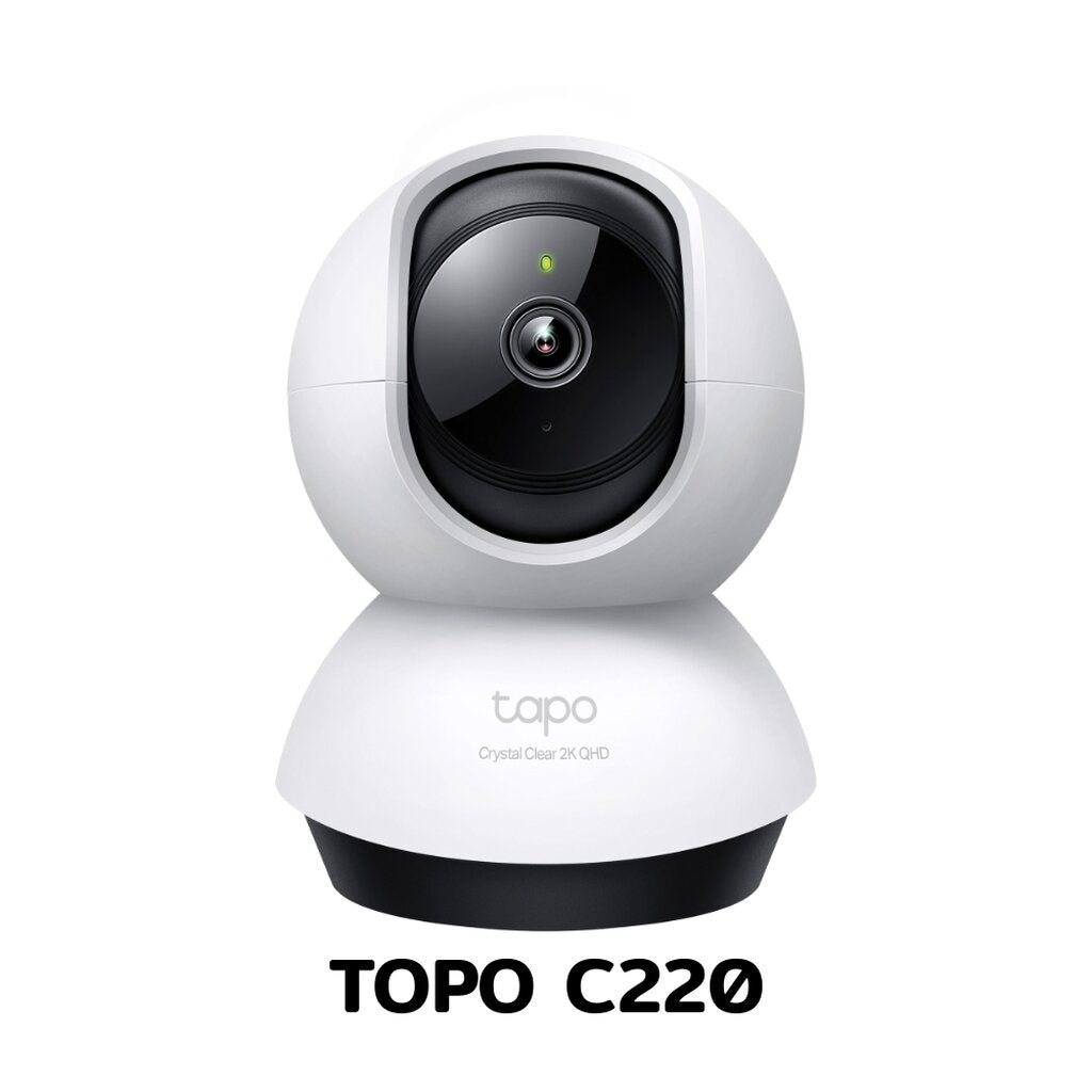 TP-LINK TAPO C220 4MP 2K+ QHD Pan Tilt AI Home Security WiFi Camera กล้องวงจรปิดภายใน