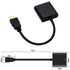 NAVA IT หัวแปลงพอร์ต HDMI TO VGA ADAPTER(สีดำ)